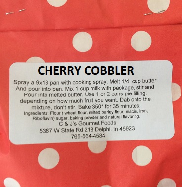 CHERRY COBBLER CHERRY COBBLER