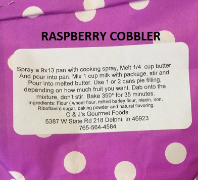 RASPBERRY COBBLER RASPBERRY COBBLER