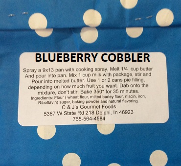 BLUEBERRY COBBLER BLUEBERRY COBBLER